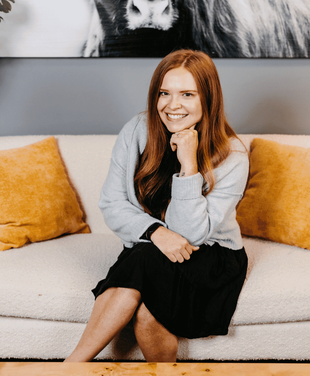 Portrait of Kalie Caddell, Lead Therapist