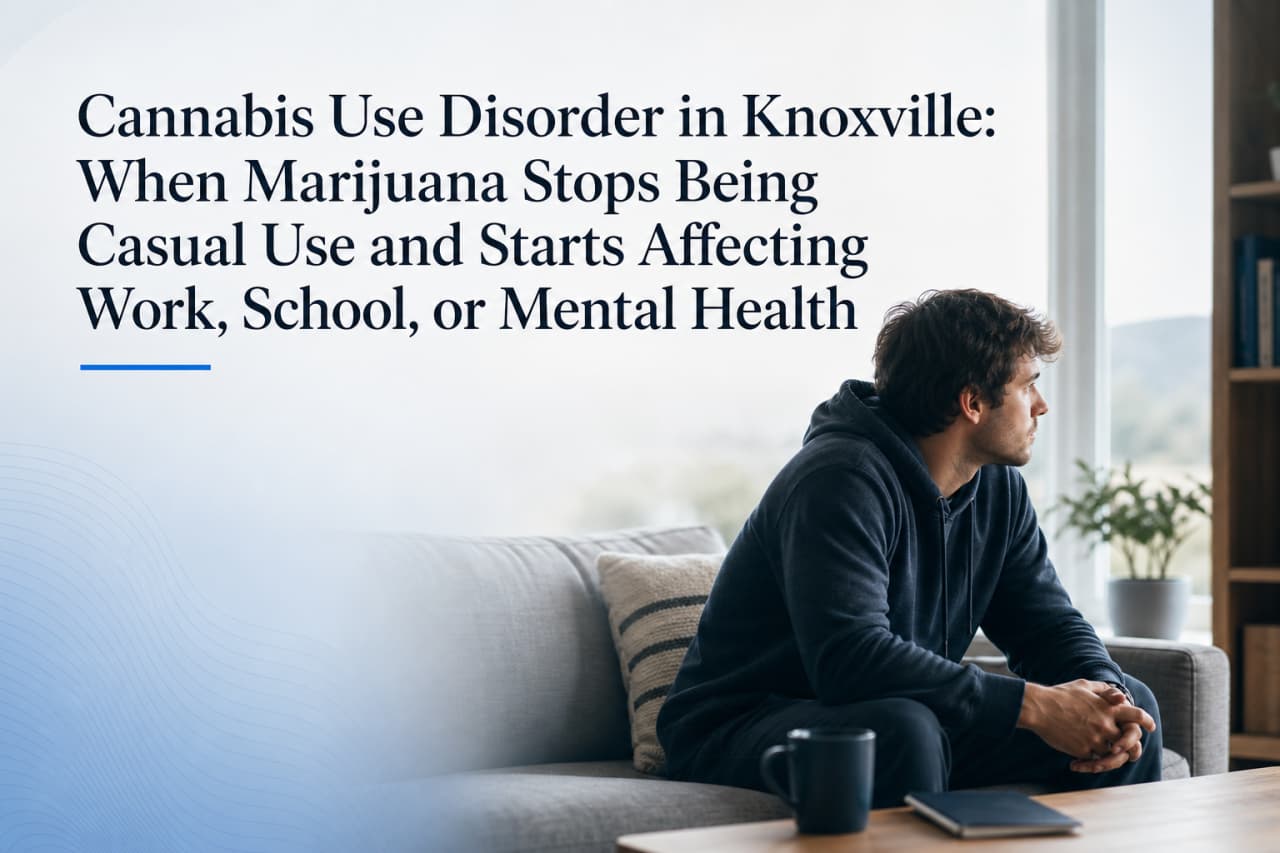 Cannabis Use Disorder in Knoxville: When Marijuana Stops Being Casual Use and Starts Affecting Work, School, or Mental Health