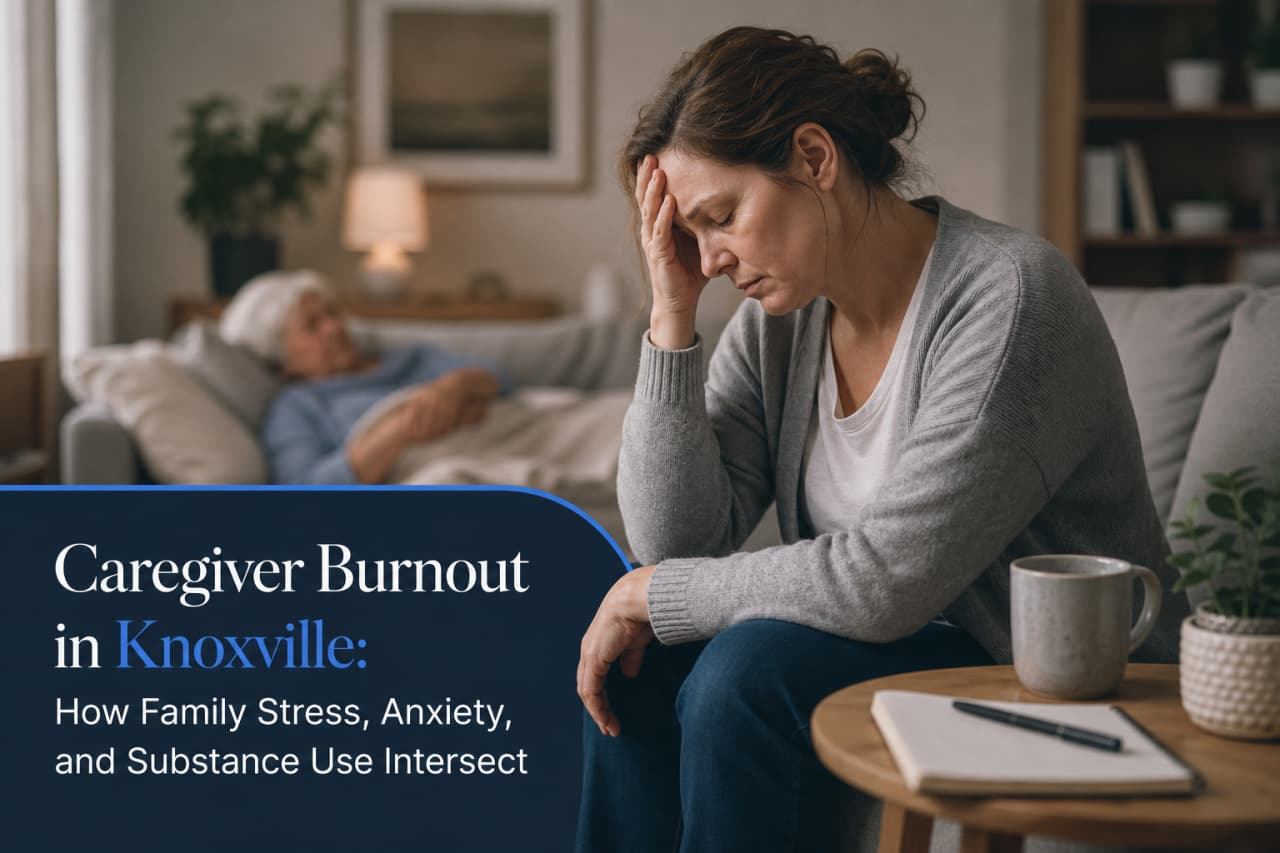 Caregiver Burnout in Knoxville: How Family Stress, Anxiety, and Substance Use Intersect