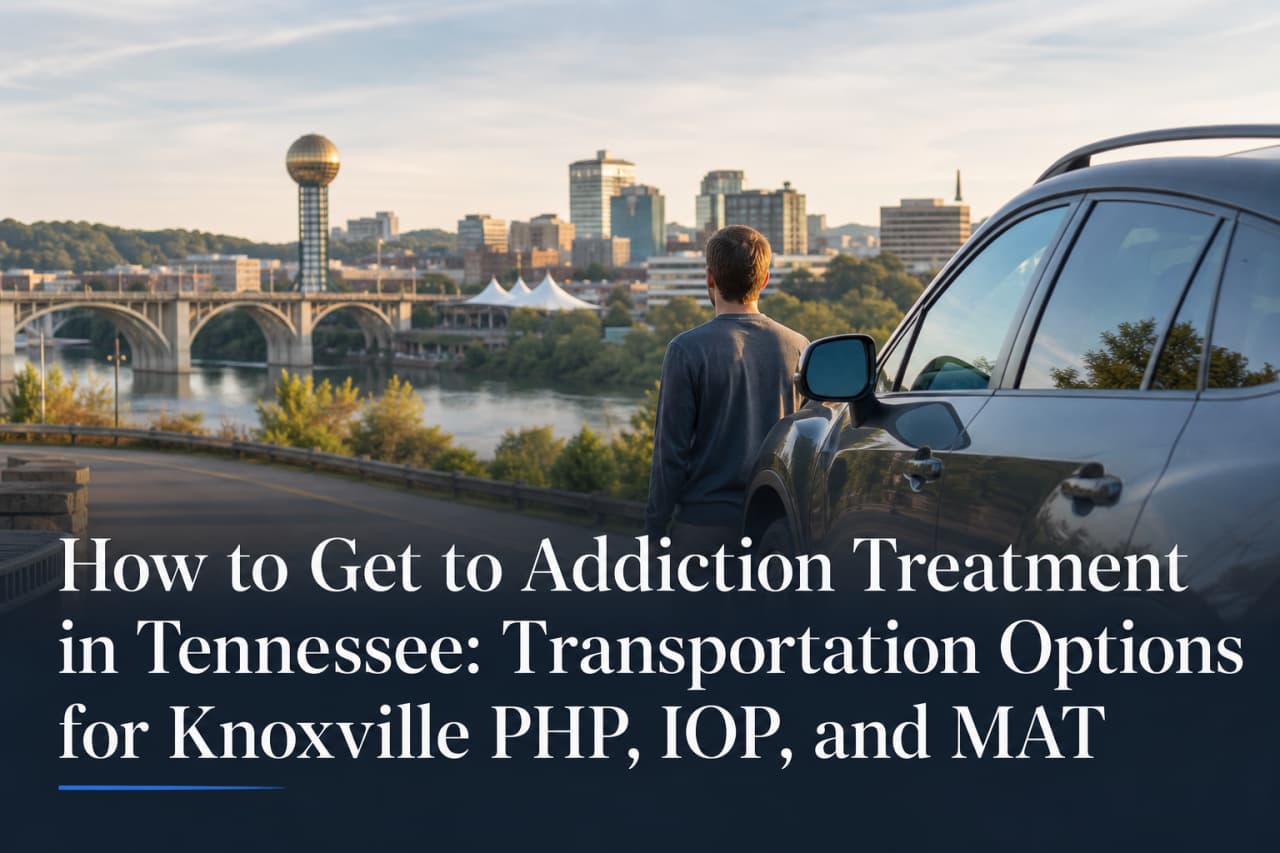 How to Get to Addiction Treatment in Tennessee: Transportation Options for Knoxville PHP, IOP, and MAT
