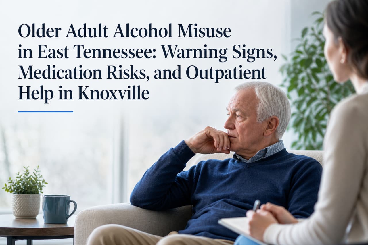 Older Adult Alcohol Misuse in East Tennessee: Warning Signs, Medication Risks, and Outpatient Help in Knoxville